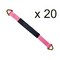 Tie 4 Safe 2 x 24 Axle Straps w/ Sleeve and D Rings, WLL- 3,333 lb, PK20 RT41A-24M18-PK-C-20 - alternate 1